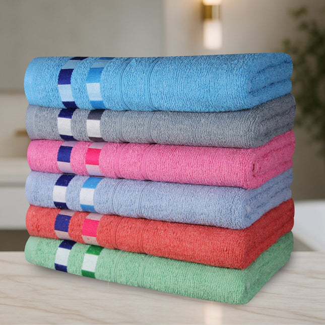 Kit Toalhas de Banho Lisa Sortida Grande 140x70cm Toque Suave Macia Boa Qualidade Premium