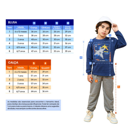 Kit Conjuntos Roupa Infantil Inverno Sortido Menino Blusa Moletom com Capuz + Calça